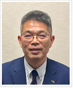 代表取締役社長　片桐　良徳さんの写真